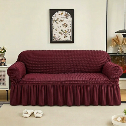 Frill Style Bubble Stuff Sofa Cover