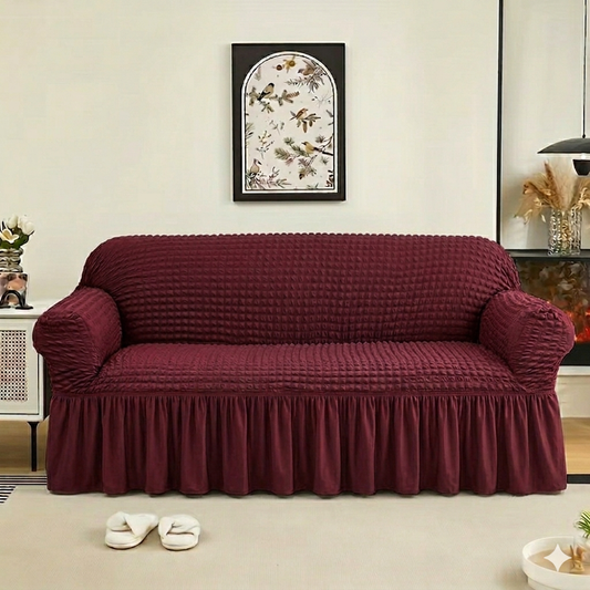 Frill Style Bubble Stuff Sofa Cover