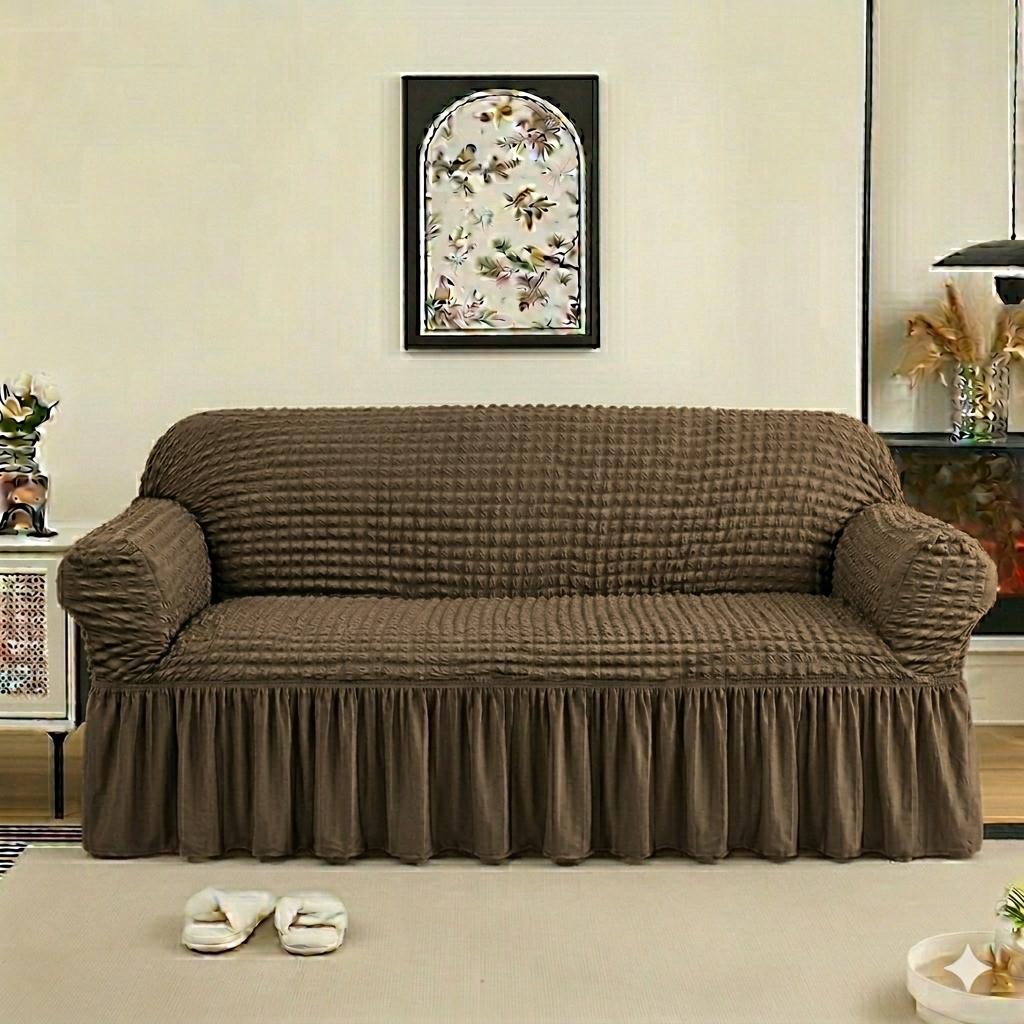 Frill Style Bubble Stuff Sofa Cover