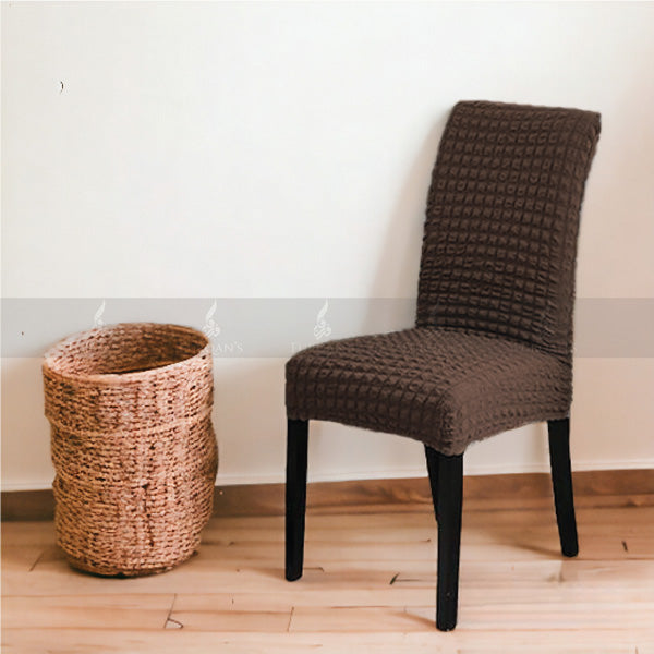 Stuff Covers Fitted Style Bubble Stuff Chair Cover (Brown Color) – Taj Covers