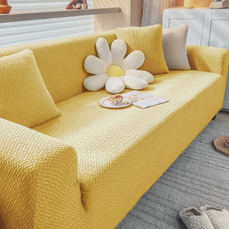 Stripe Jacquard Sofa Cover skin