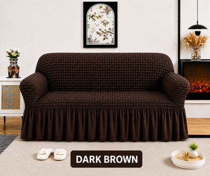 Frill Style Bubble Stuff Sofa Cover