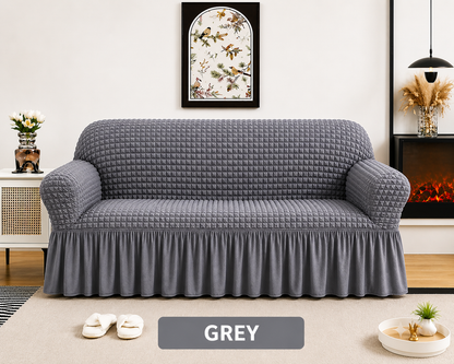 Frill Style Bubble Stuff Sofa Cover