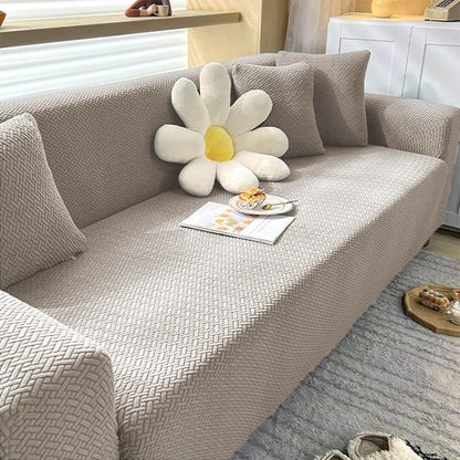 Stripe Jacquard Sofa Cover